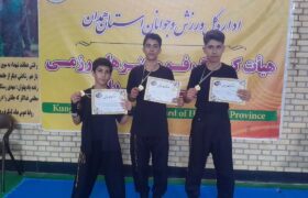 درخشش کونگ فو کاران نهاوندی در استان