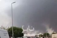 نمایی از استان جازان سعودی پس از حمله تلافی‌جویانه یمن