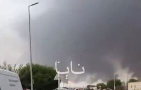 نمایی از استان جازان سعودی پس از حمله تلافی‌جویانه یمن